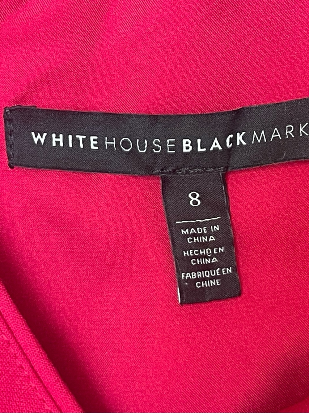 White House Black Market Sheath Dress Pink Sleeveless Size 8 Career Midi - Picture 7 of 9